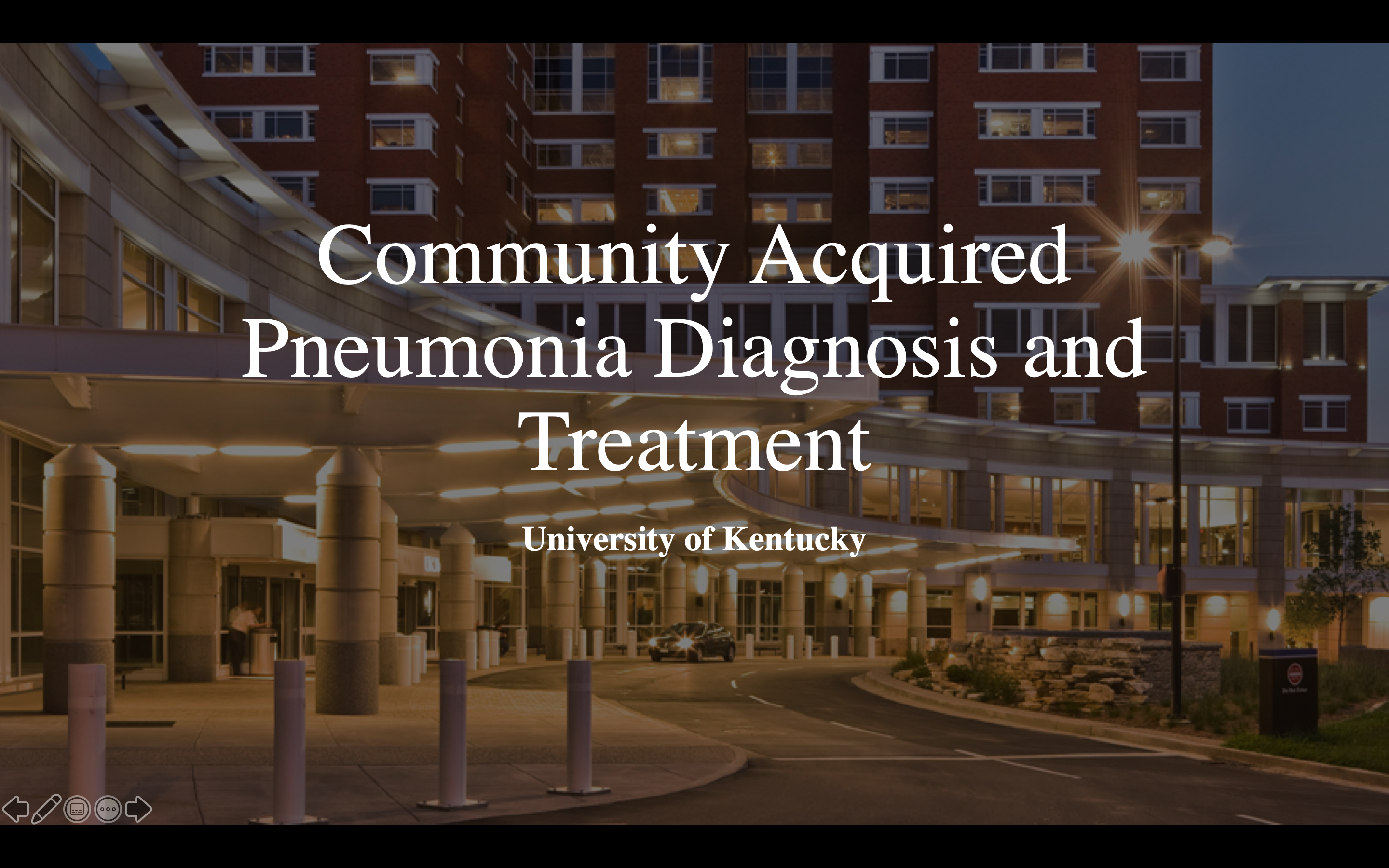 Community Acquired Pneumonia ATS/IDSA guidelines