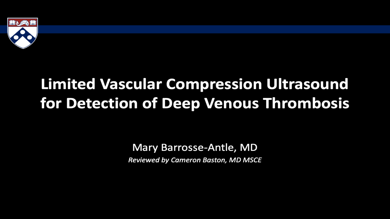 limited-vascular-compression-ultrasound-for-detection-of-dvt